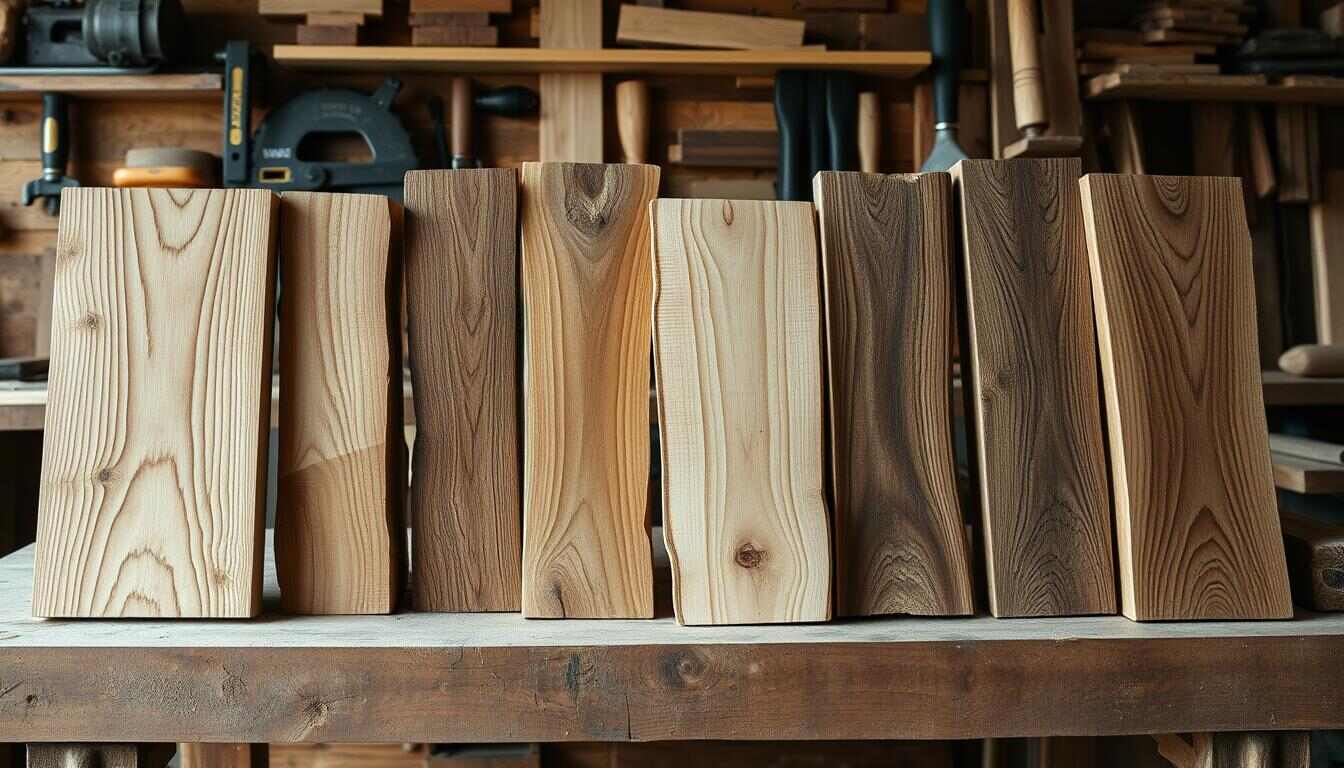 Diferentes tipos de madera y sus usos en carpintería 